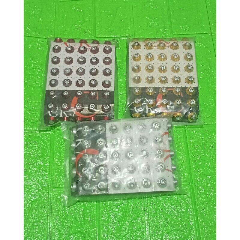 ring baut plat nomer, baut gear belakang, baut disc depan