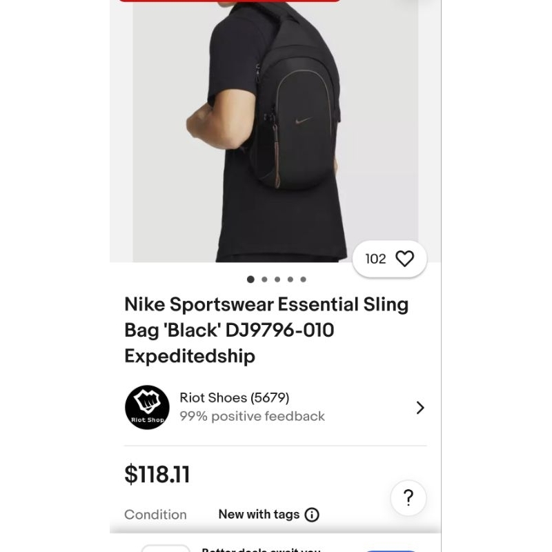 Nike slingbag DJ9796-010