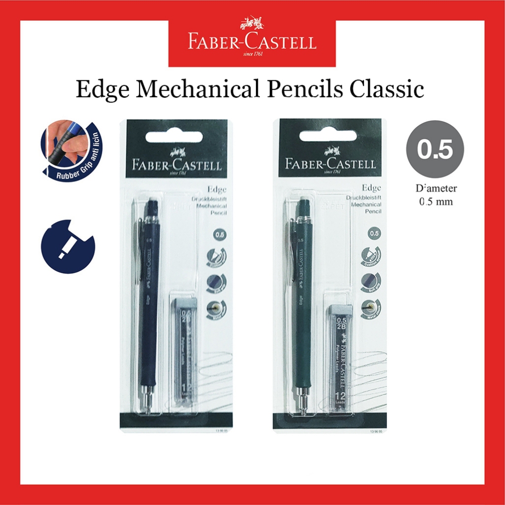 

Pensil Mekanik Faber Castell / Edge Mechanical Pencil 0.5 Classic