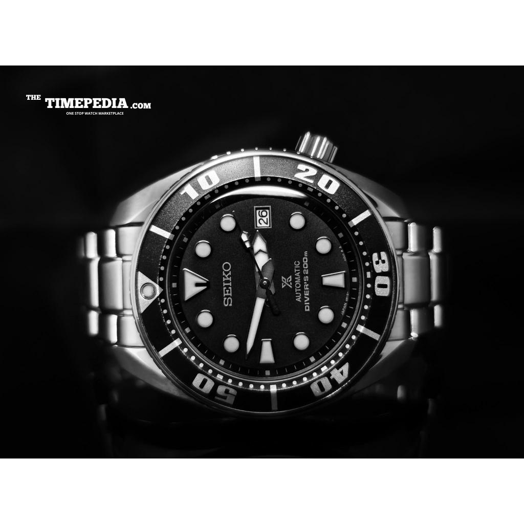 Seiko Prospex Sumo SBDC031 Black Dial Stainless Steel Automatic Diver Scuba 200M