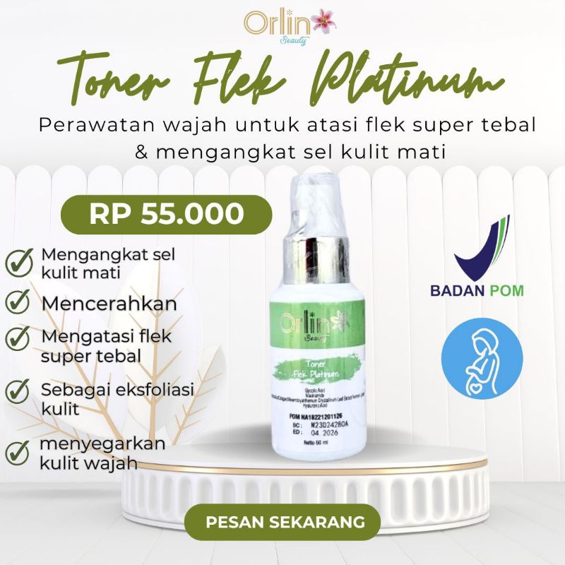 Toner ORLIN BEAUTY Flek Platinum/Brightening Platinum/BUMIL-BUSUI