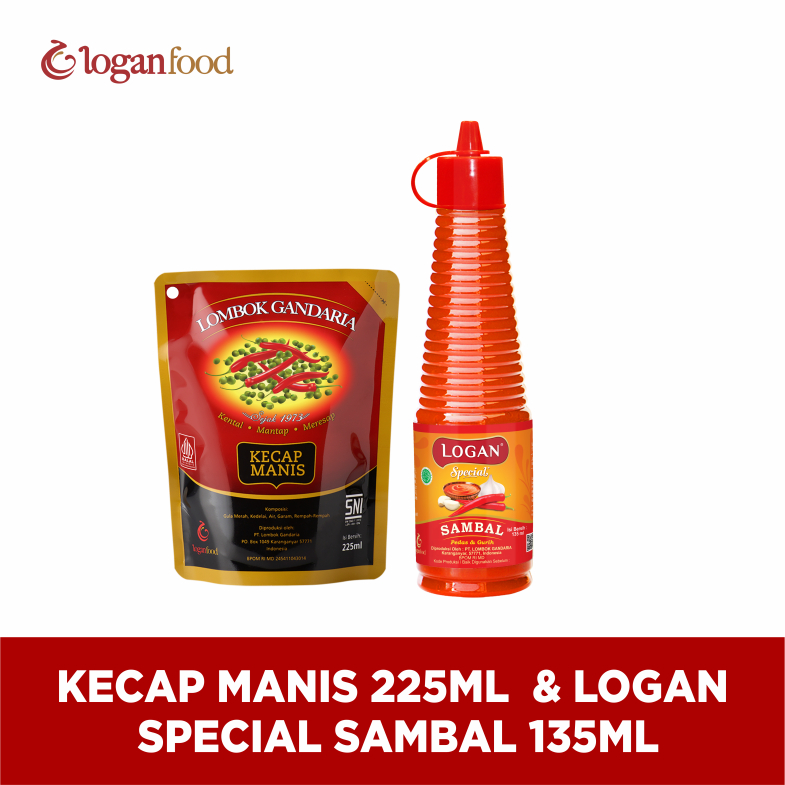 

PAKET HEMAT KECAP MANIS 225P & SAUS LOGAN SPECIAL 135ML