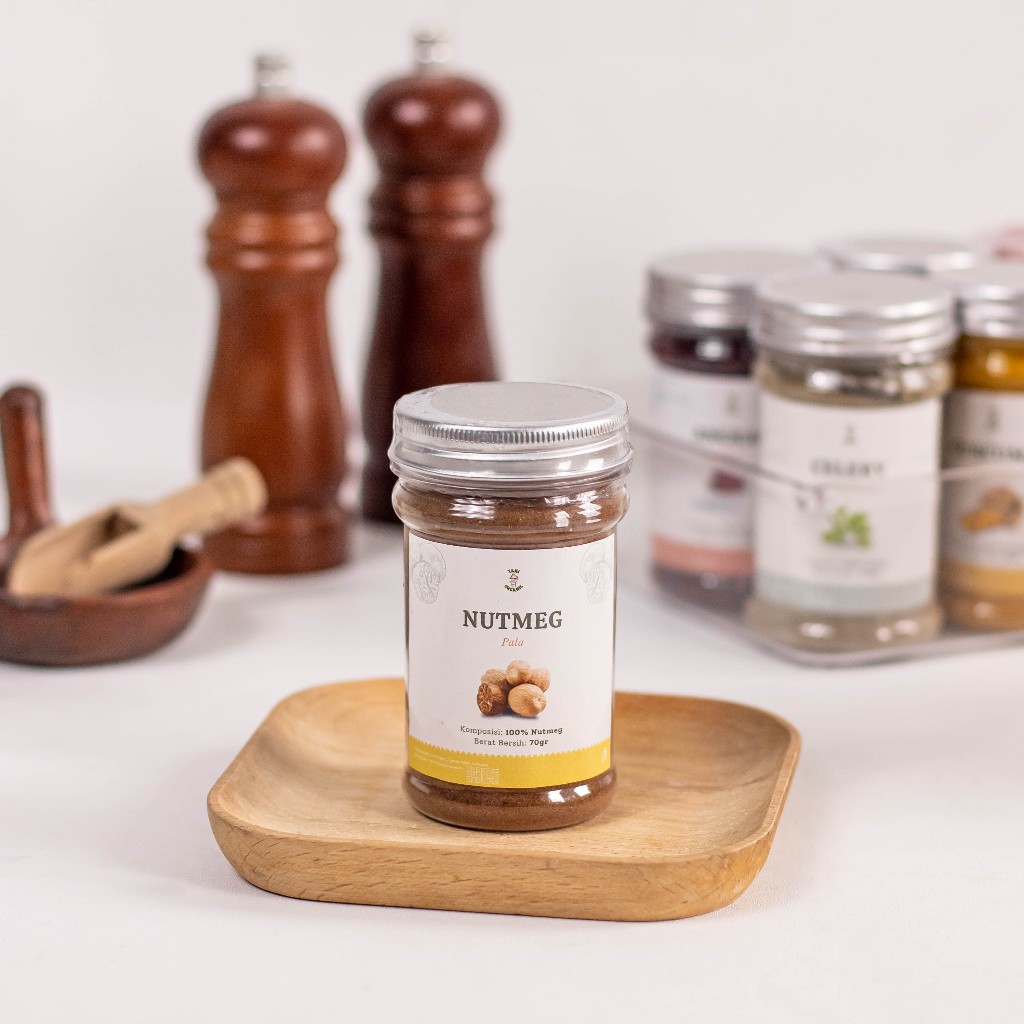 

Tani Organic Nutmeg Powder 70gr - Bubuk Pala Botol 70 gram
