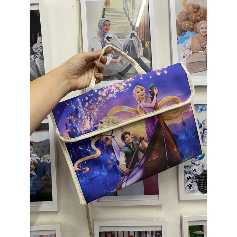 

READY STOCK - Claire Map Bag Rapunzel