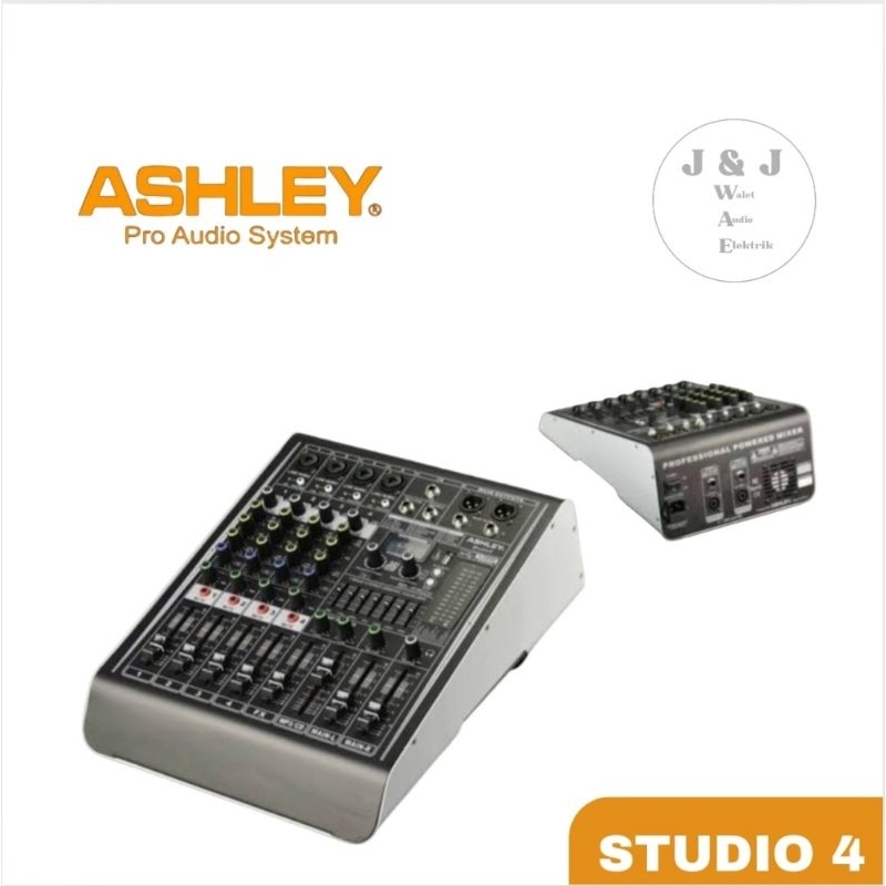 POWER MIXER 4 CHANNEL ASHLEY STUDIO 4 MIXER POWER ASHLEY