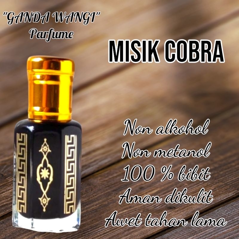 MINYAK WANGI MISIK COBRA ORIGINAL NON ALKOHOL