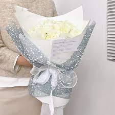 

CELLOPHANE - lembaran kain tile salju snow tile cellophane kertas pembungkus buket wrapping flower import