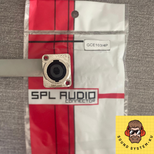 SOKET SPIKON SPEAKON SPL AUDIO GCE-103 4P/B BODY BESI