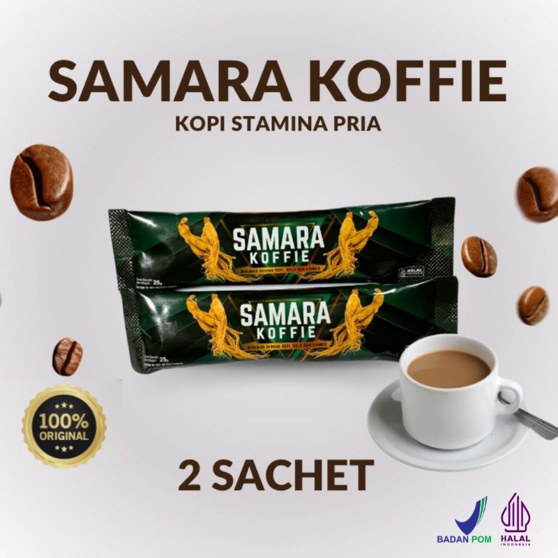 

KOFFIE SAMARA Minuman Herbal Penambah Stamina isi 2 saset