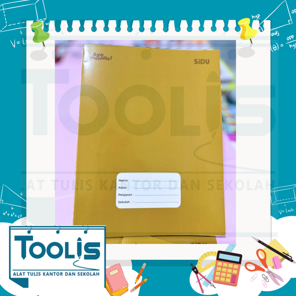 

(PAK) BUKU TULIS SIDU SAMPUL COKLAT SIDU 40 LEMBAR SIDU KRAFT