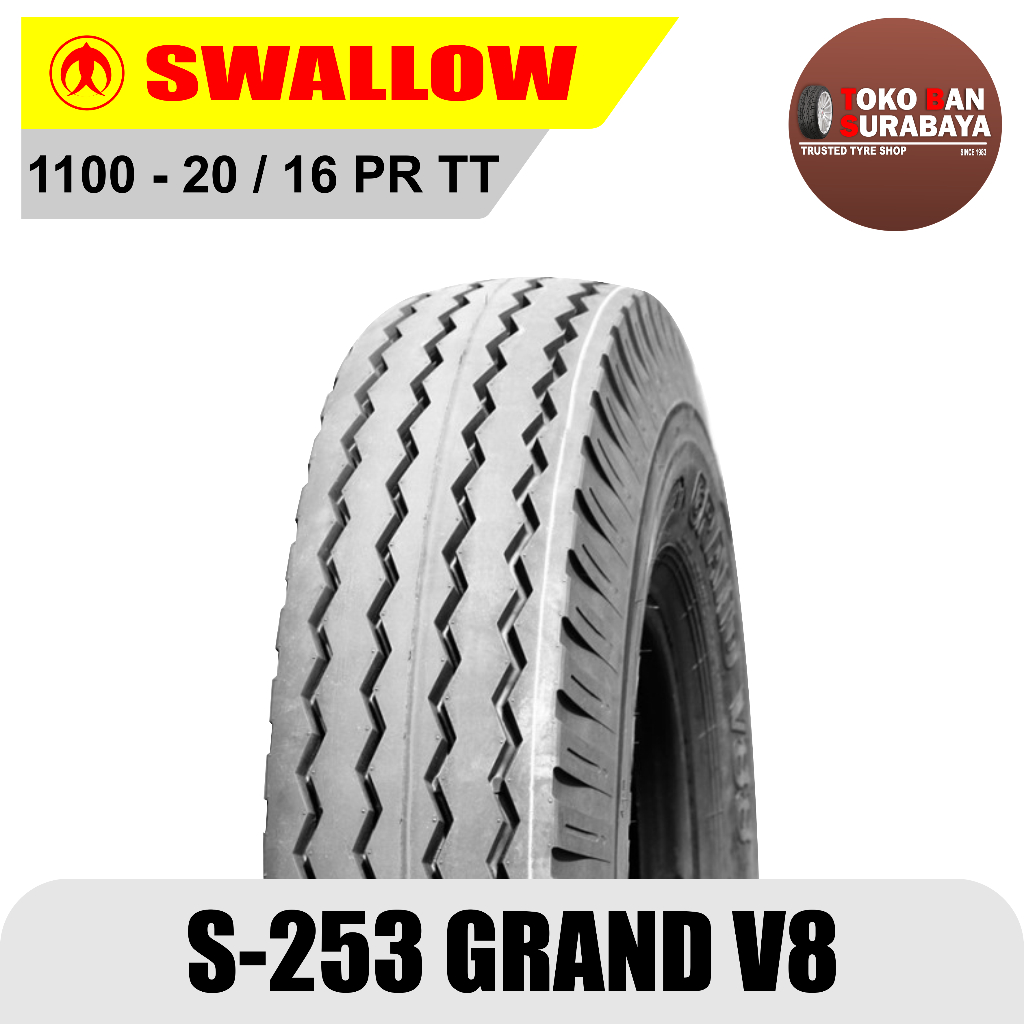 Ban truk swallow grand v8 1100 - 20 / 16 PR TT