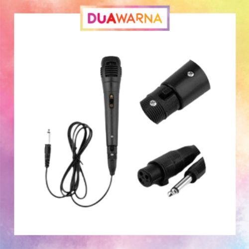 DuaWarna Mic Karoke Speaker / Mic Karoke Kabel / Microfon Kabel Speaker