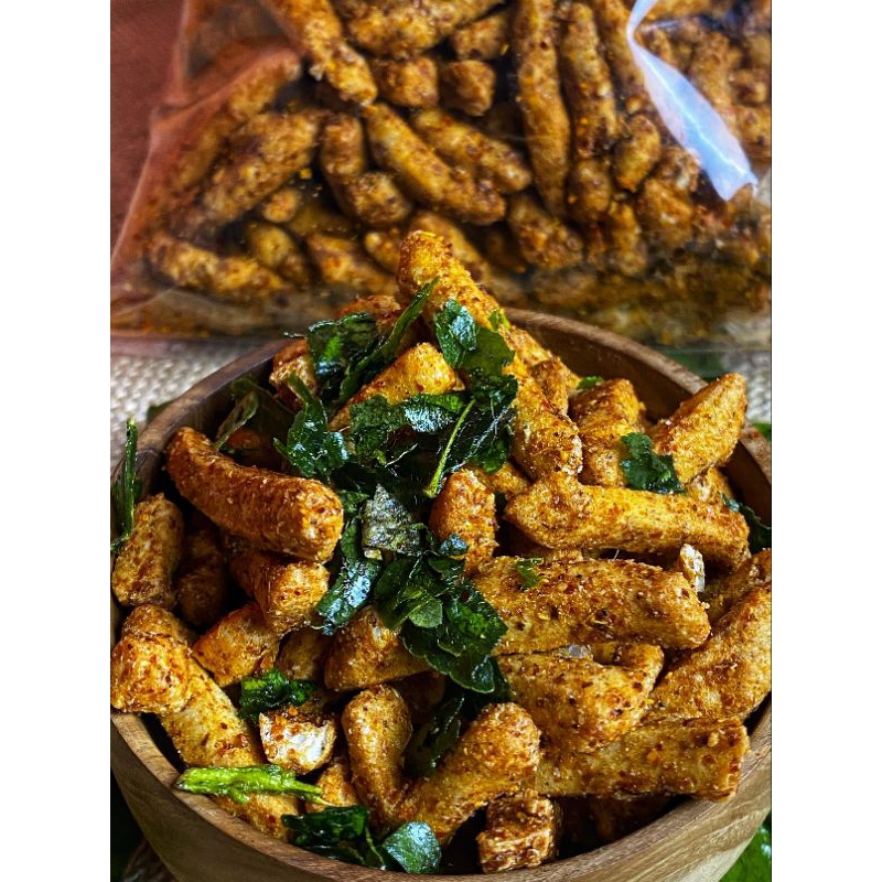 

Basreng Pedas Daun Jeruk Bumbu melimpah 500gr