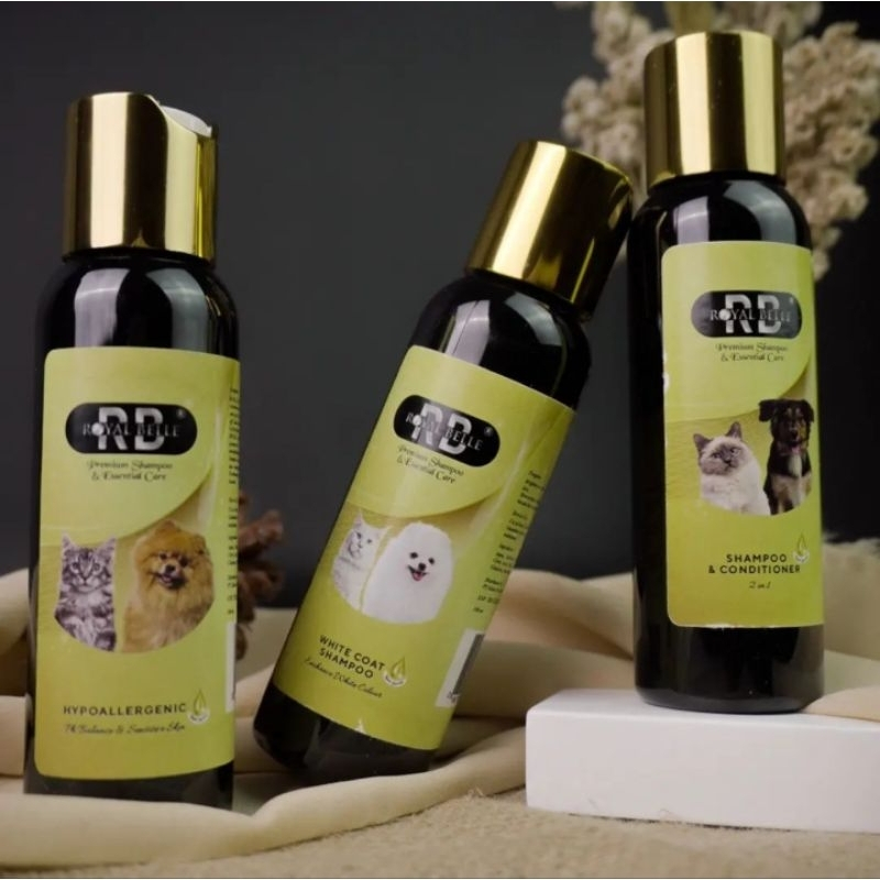 Shampoo Royal Belle Shampo Kucing, Anjing, anak kucing, & Anak Anjing Anti kutu/Jamur