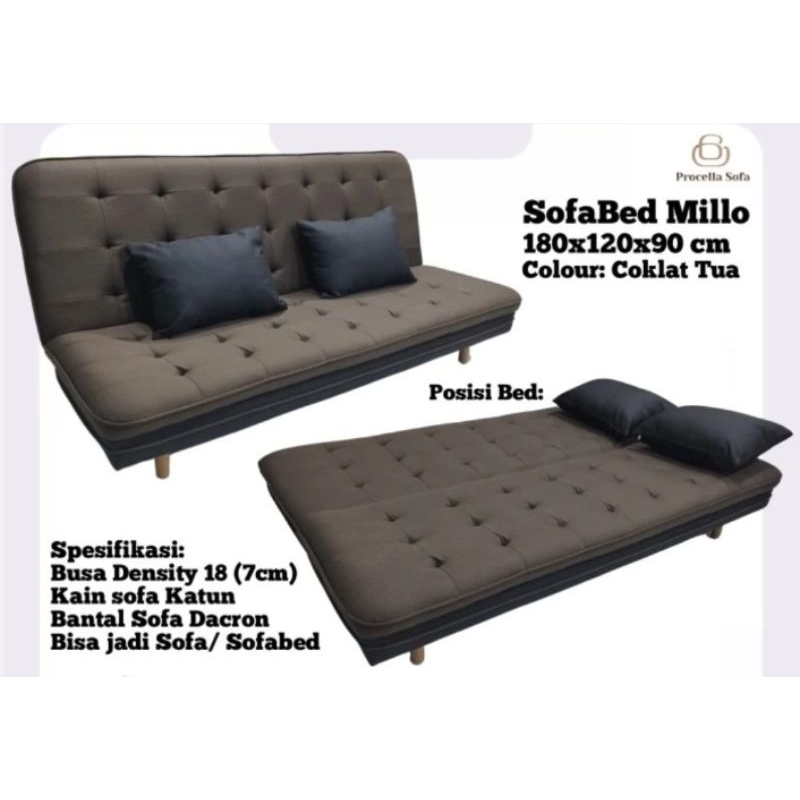 Sofa Bed Procella Minimalis Milo
