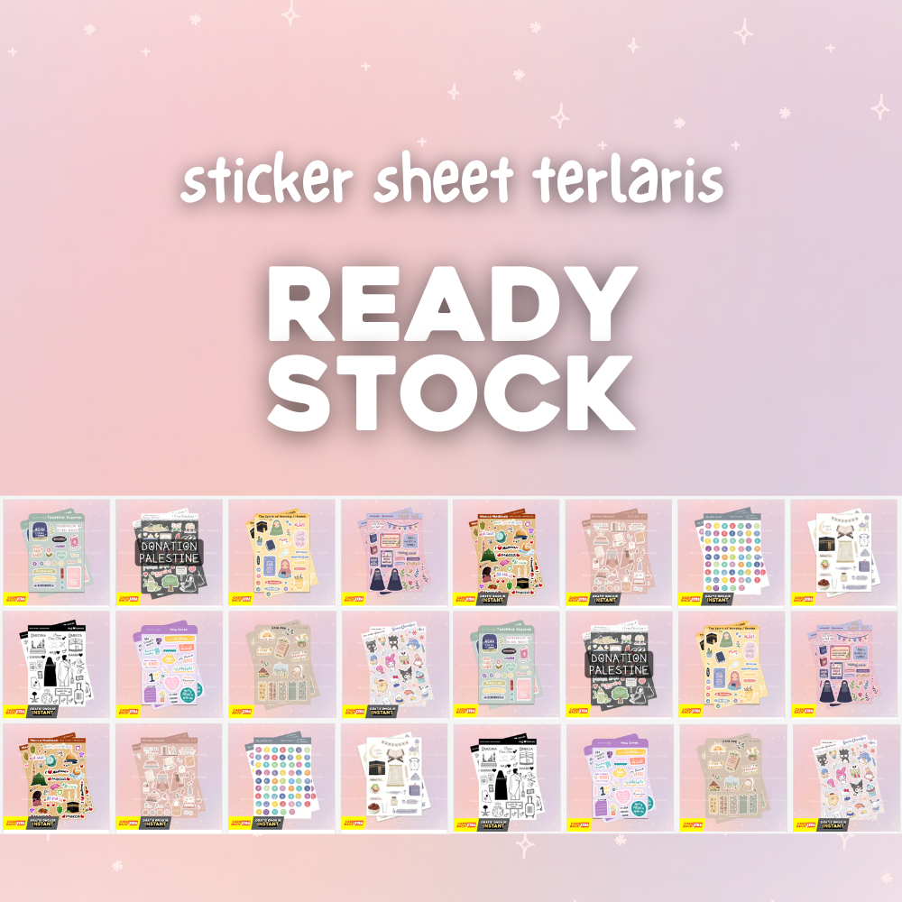 

[Ready Stock] Sticker Sheet Nuha Studio Collaboration terlaris