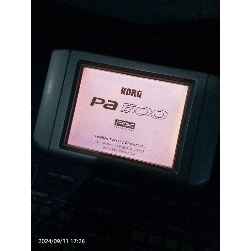 Keyboard I Organ I Korg pa 500 I KORG PA-500