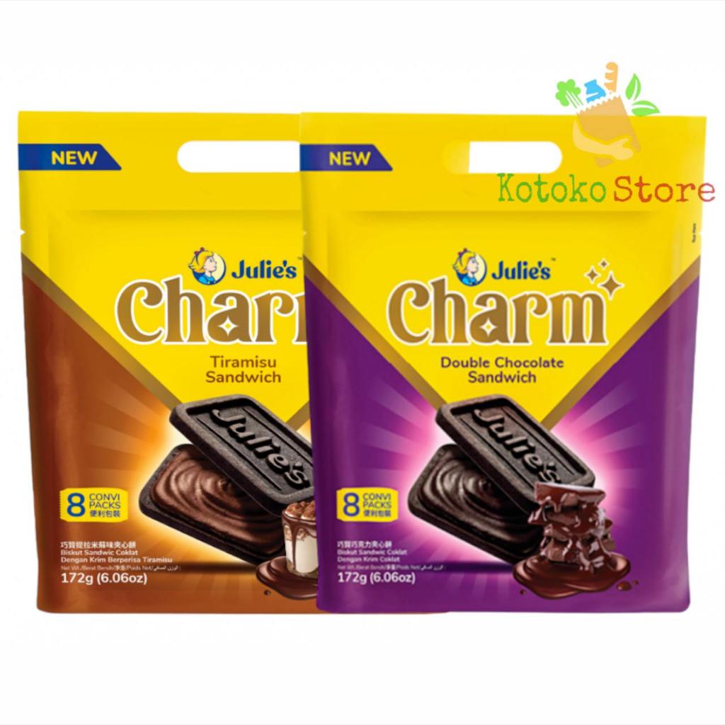 

Biscuit Julies Charm Tiramisu / Julies Charm Double Chocolate / Biskuit Julie's Charm 172gr