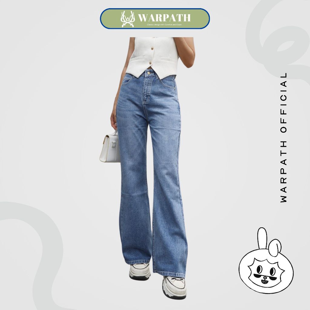 WARPATH - Highwaist Flare Jeans Swagboot 9267 Cutbray Jeans Denim Panjang Wanita Non Stretch
