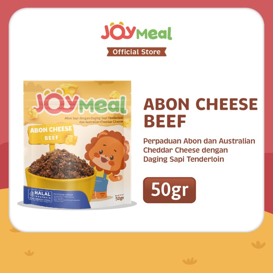 

JoyMeal Abon Cheese Beef 50gr | Perpaduan Abon Sapi Tenderloin dan Australian Cheddar Cheese