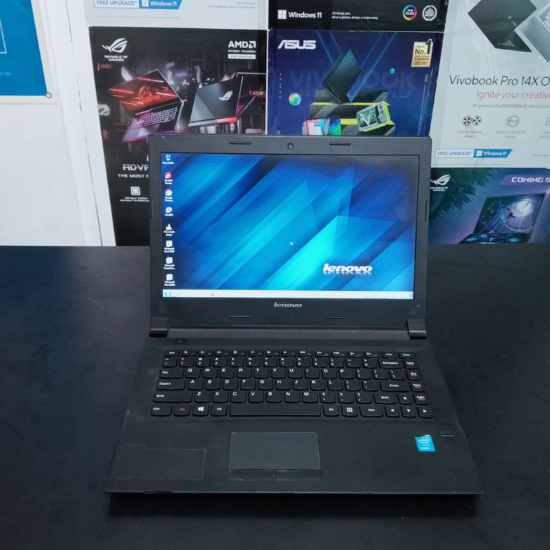 laptop lenovo b40 core i3 gen 4 second normal