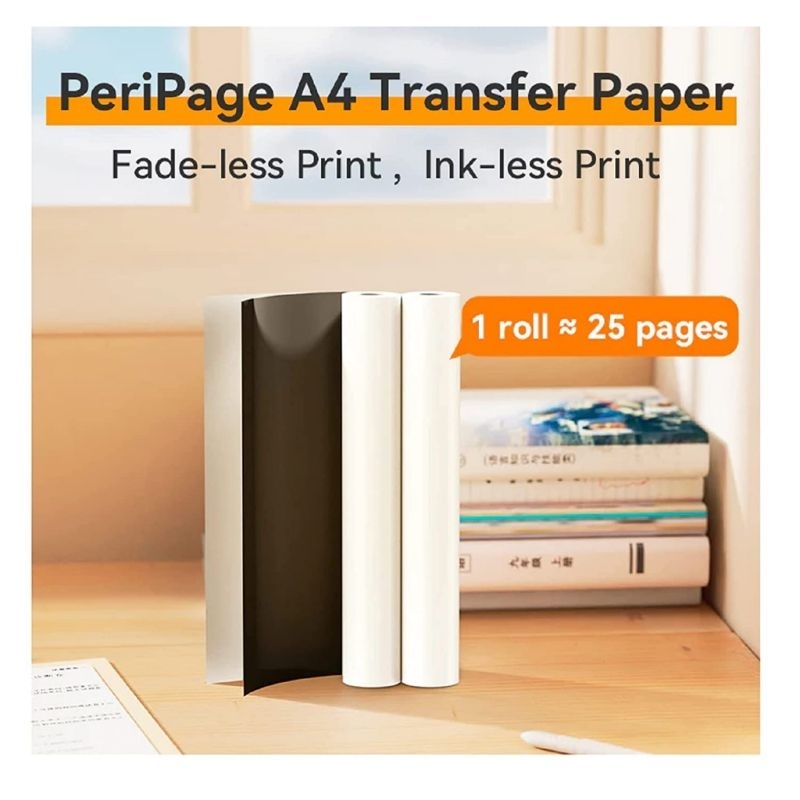 

Peripage Thermal Paper Roll A4 Kertas Thermal Original Peripage