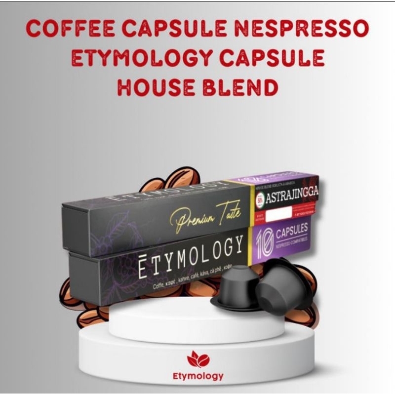 

KOPI KAPSUL NESPRESSO HOUSE BLEND ETYMOLOGY COFFEE CAPSULE