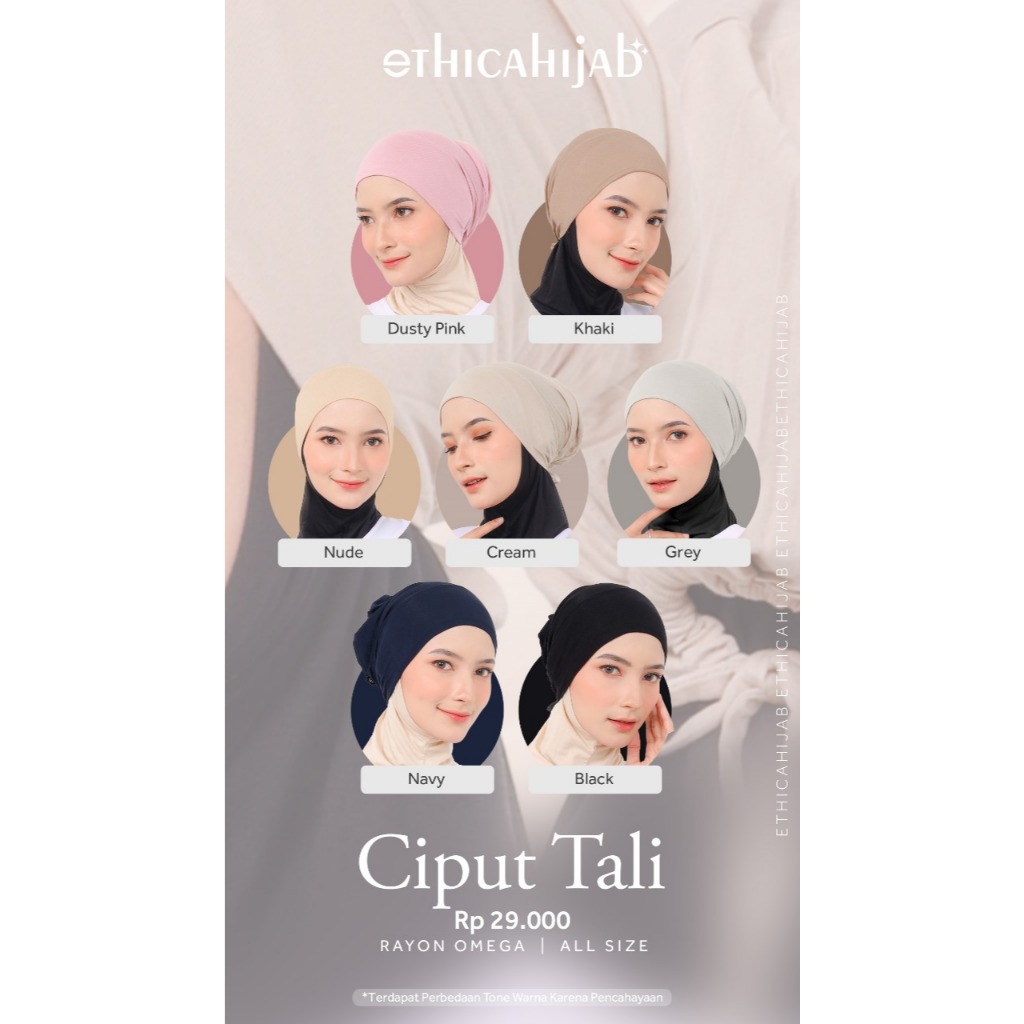 ETHICA CIPUT  TALI HIJAB / DALEMAN HIJAB ETHICA