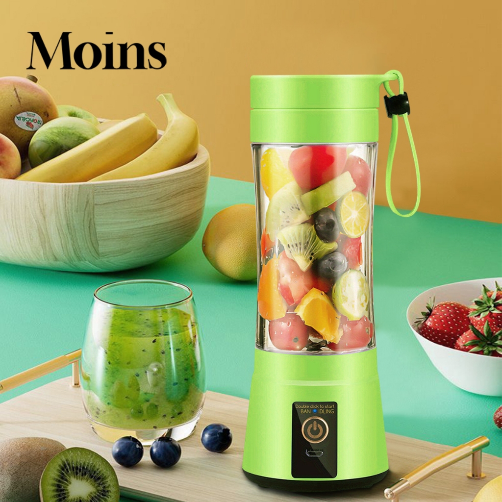 Ay00 Blender Juicer Cup Portable Mini Juicer Cup 6 Mata Pisau USB Electric - HM-03