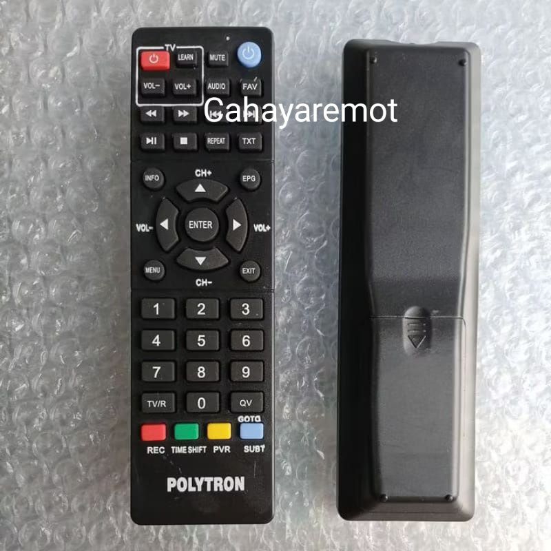 REMOTE REMOT STB SET TOP BOX POLYTRON DVB T2 PDV 600T2