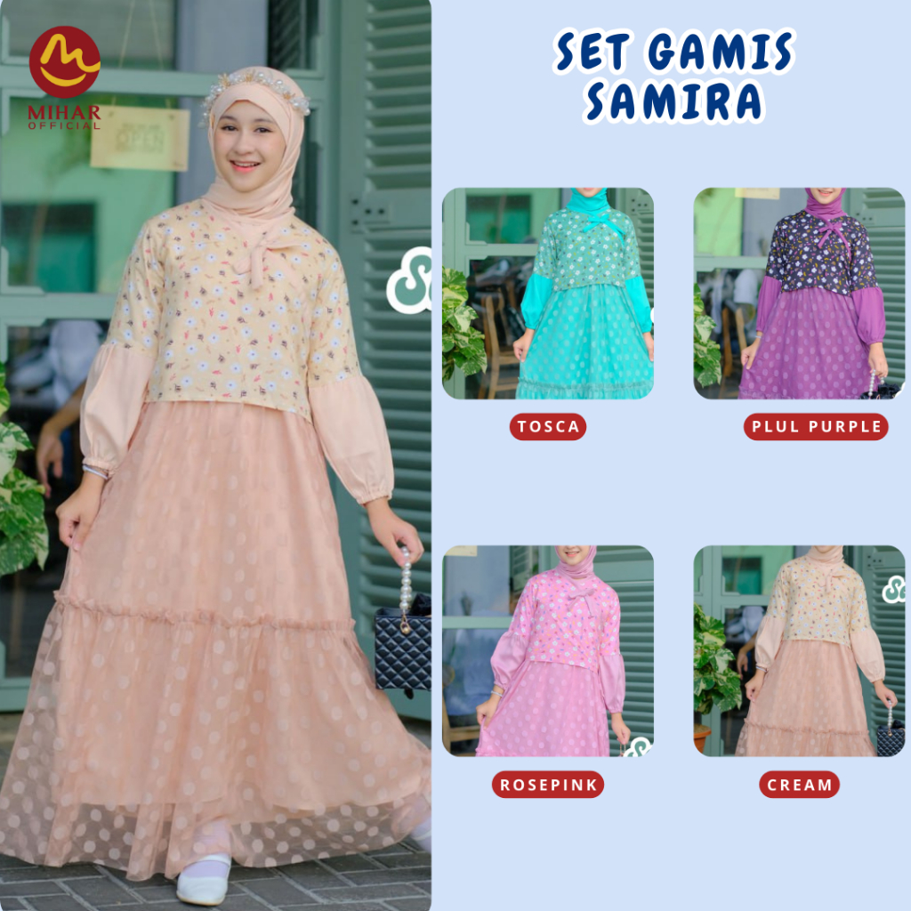 GAMIS / GAMIS HIJAB ANAK / GAMIS TUTU / GAMIS PESTA / GAMIS KIMONO / GAMIS LEBARAN / GAMIS BUNGA / G