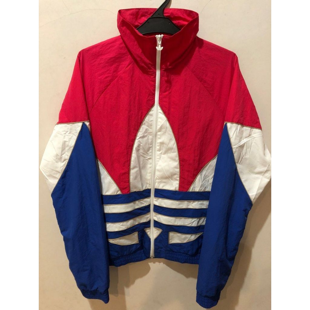 windbreaker jacket adidas big logo