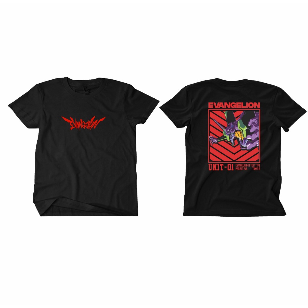Kaos anime evangelion / kaos anime shinji / t-shirt evangelion / t-shirt anime