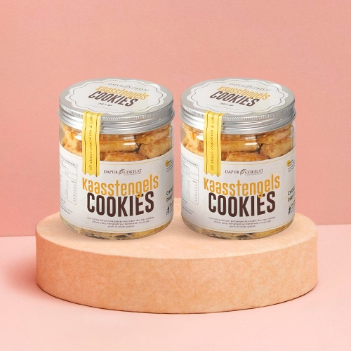 

[BUNDLE 2pcs] Dapur Cokelat - Kaastengels Cookies Premium | Cemilan Kue Kering Tanpa Pemanis dan Tanpa Pengawet