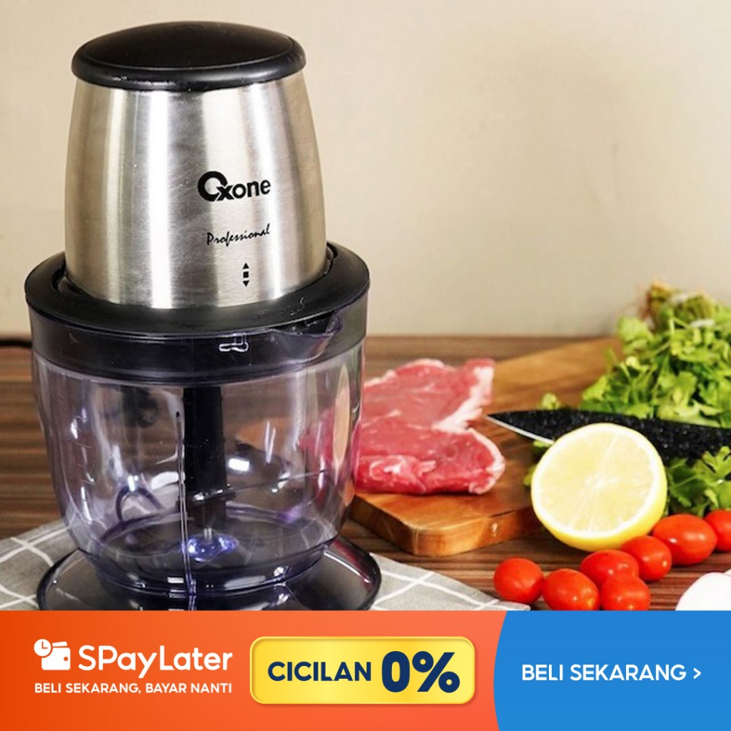 Oxone OX272 Food Processor Chopper Penggiling Daging 1.2 Liter