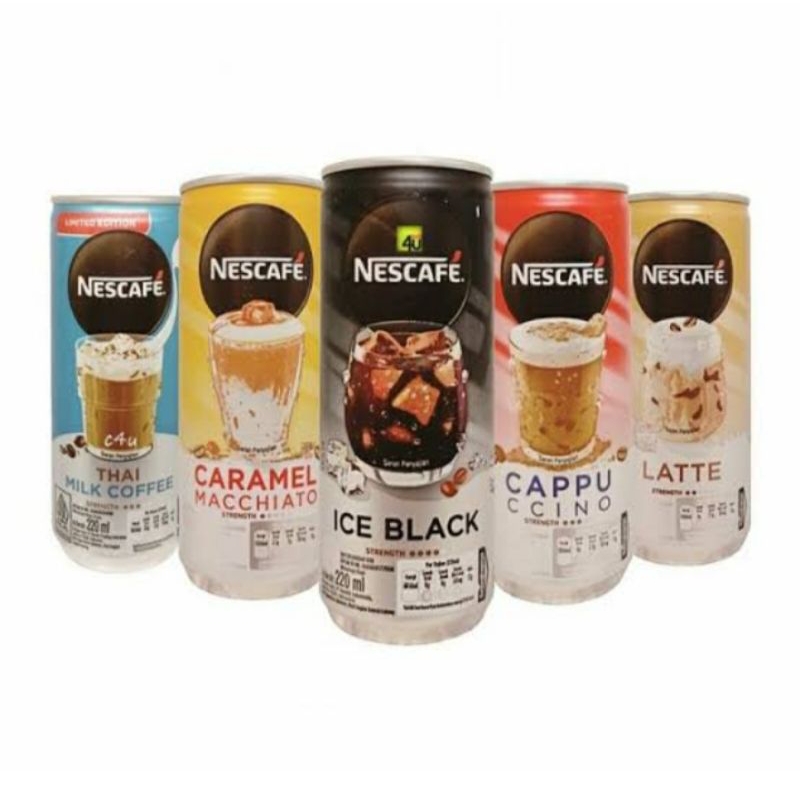 

Nescafe coffee kaleng ala cafe - netto 220 ml