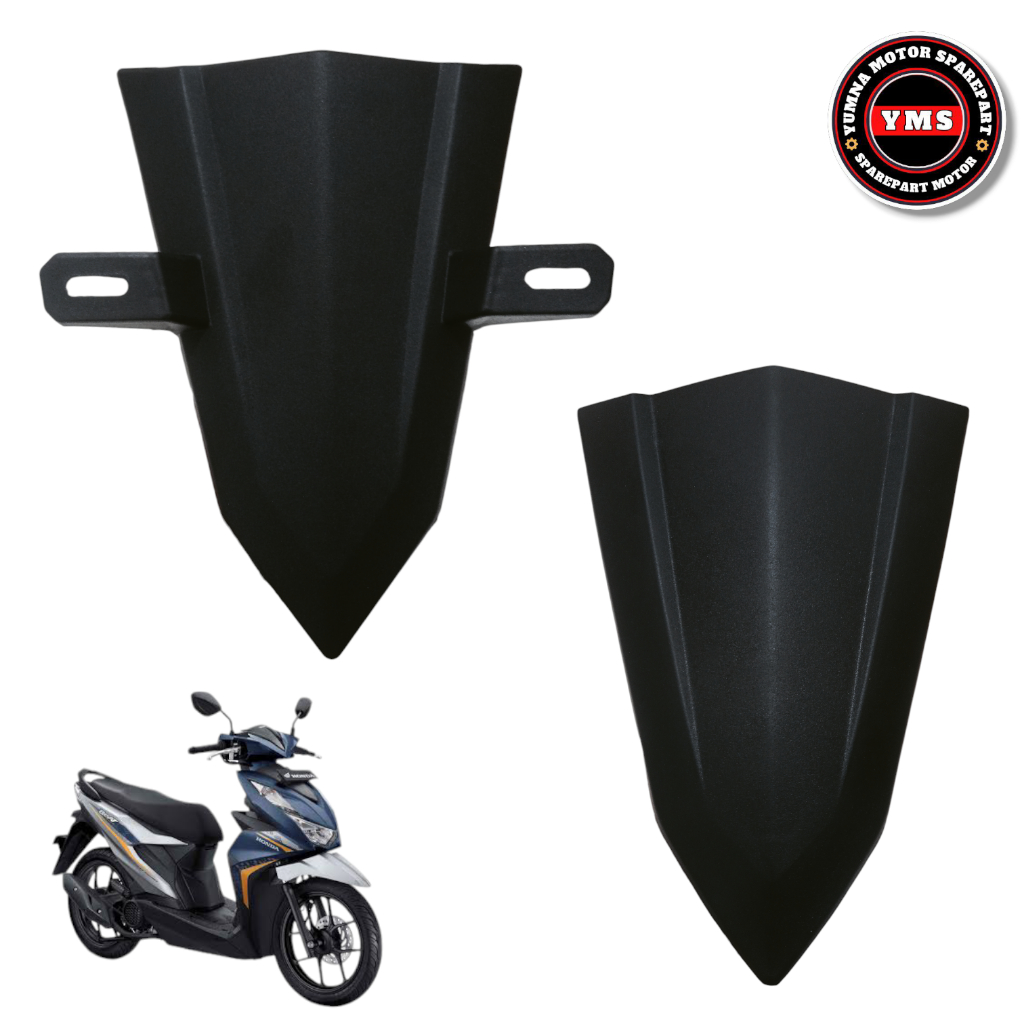 cover tameng dudukan nopol depan honda beat deluxe cover dasi plat depan beat deluxe 2020 k1a