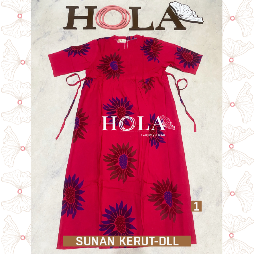 HOLA_FASH | C- SEKDRES SUNAN KERUT, GAMIS PAYUNG SUNAN KERUT, GAMIS PREMIUM, BATIK SUNAN ORIGINAL