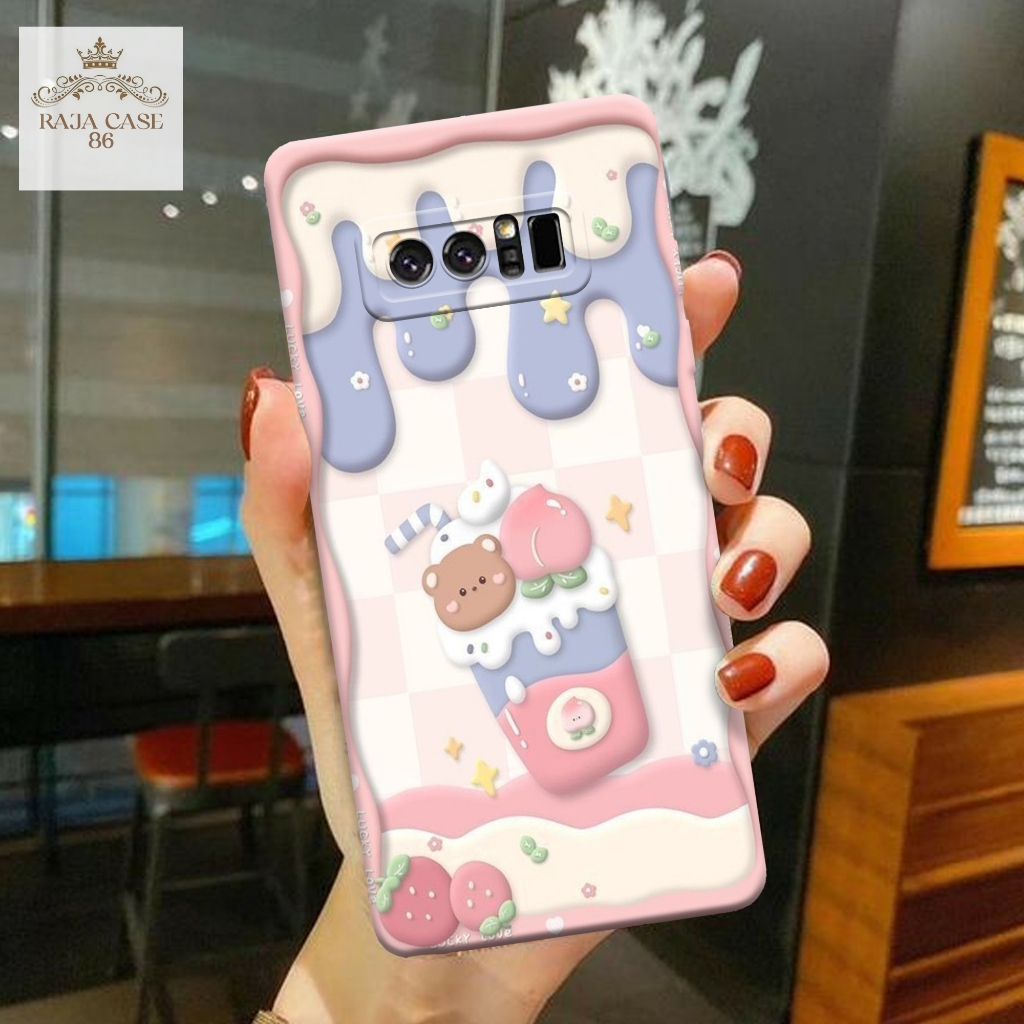 Softcase Samsung Galaxy Note 8 - rajacase - Casing  Samsung Galaxy Note 8- Motif case lucu case Sams