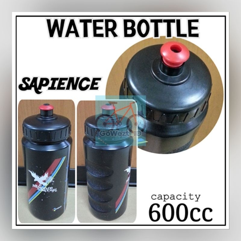 Botol Air Minum Sepeda 600 ml Sapience Plastik Anak BMX Lipat Mini MTB Fixie | High Quality