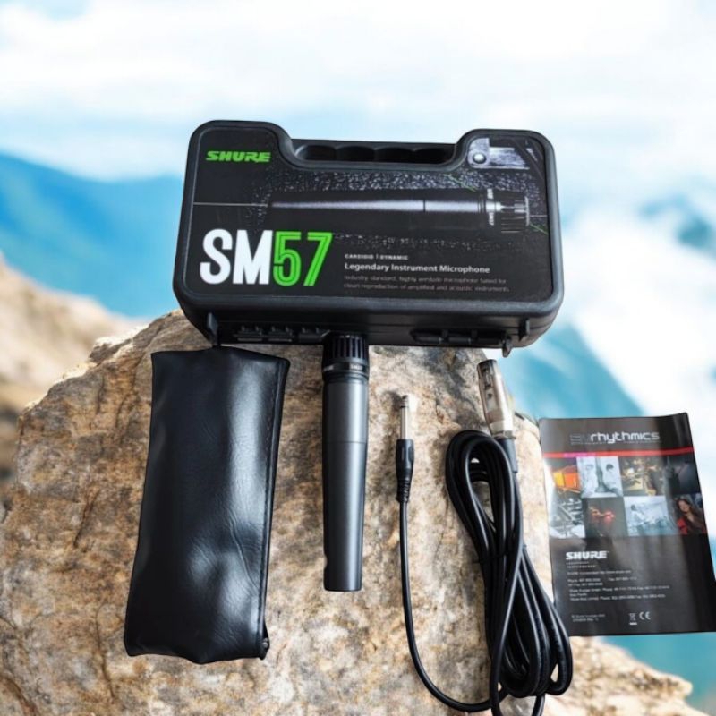 Microphone Shure SM 57 Mic Kabel SM-57 Mikropon Instrument Mikrofon Tag dut