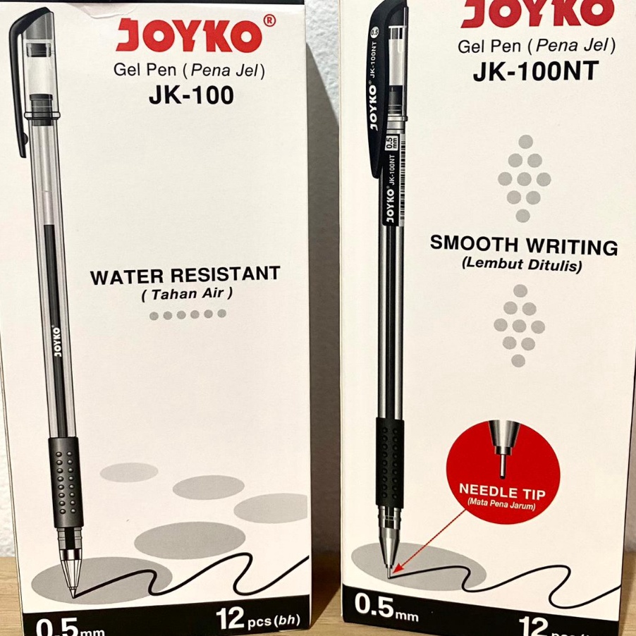 

HARGA TERJANGKAU PULPEN GEL JK1 JK1NT 1 Pack 12 pulpen