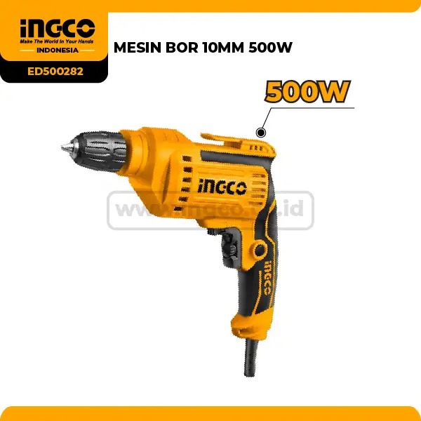 MESIN BOR 10MM 500W ED500282 INGCO