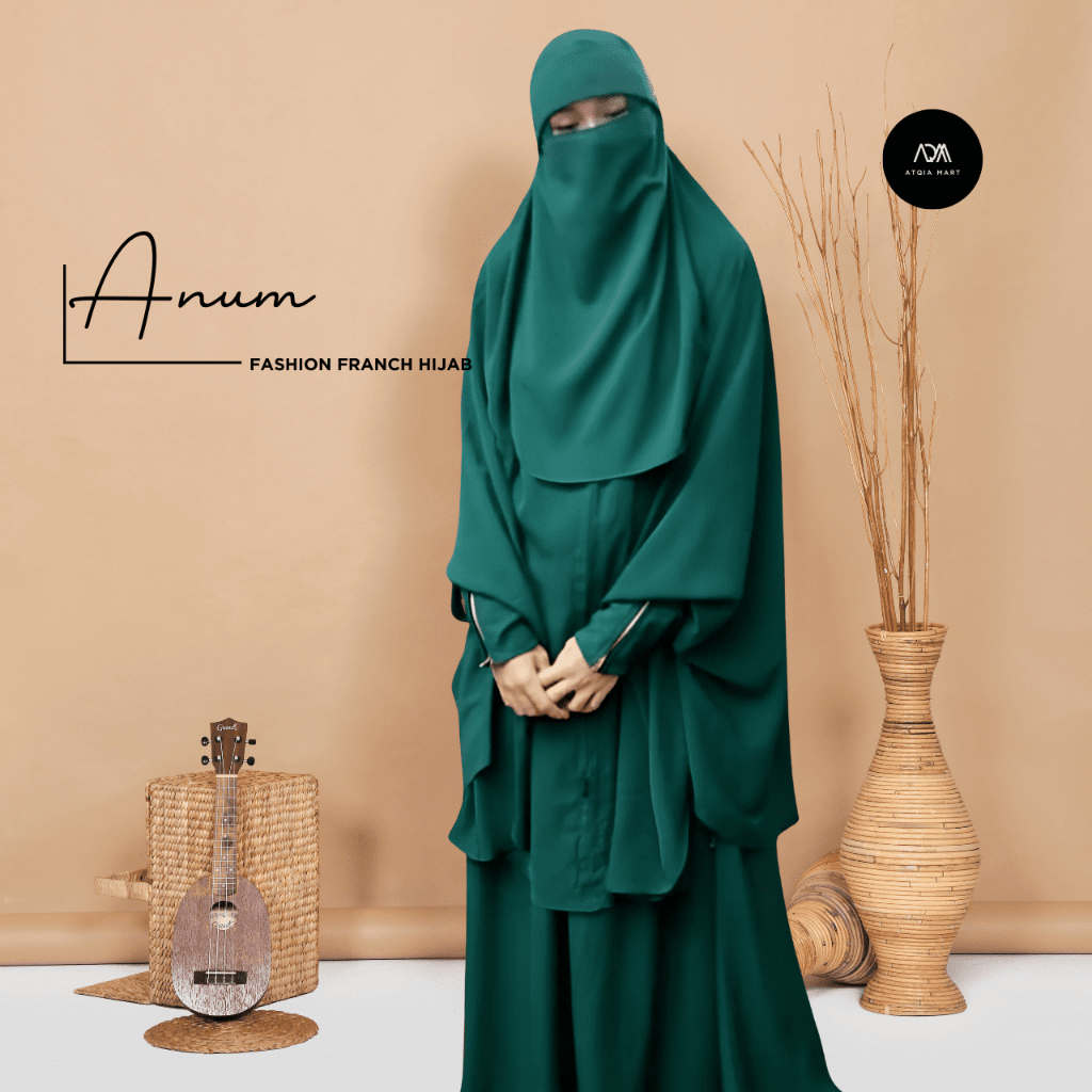 Atqia_Mart - Set Baju Muslim Haji Dan Umroh Wanita Pkaian ihrom Premium