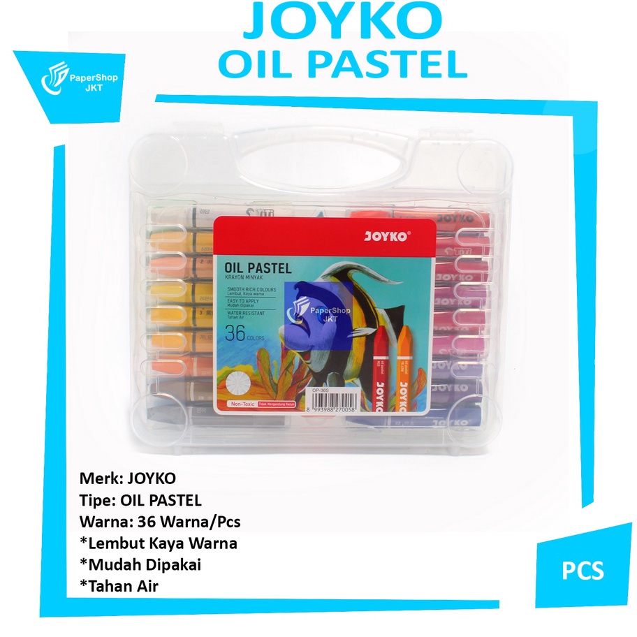 

KUALITAS SUPER Krayon Minyak 36 Warna Crayon 36 Colors Oil Pastels Set