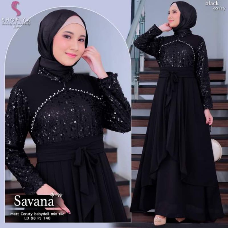 Baju Muslim Brokat terbaru SAVANA Dress
