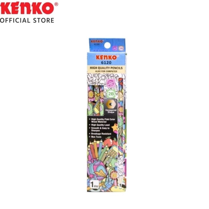 

LIMITLESS Pensil Kenko 612 Doodle Pensil Serut 2B