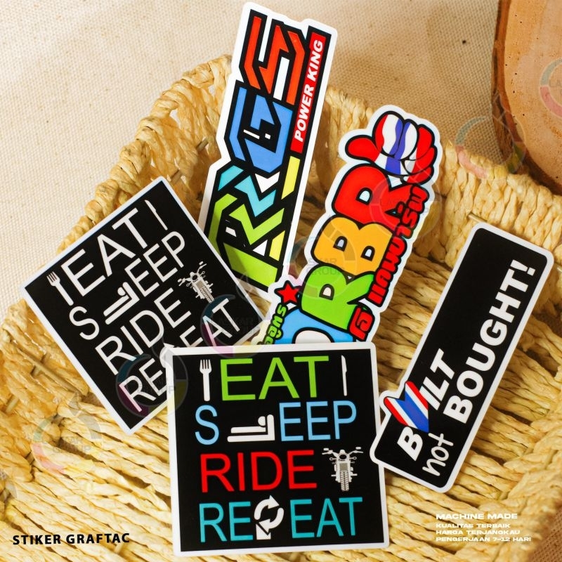 

stiker vinyl glosy customA3+/stiker motor/stiker spedah/stiker aksesoris