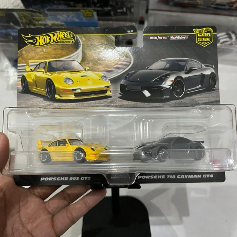 Hot Wheels 2 Packs PORSCHE 993 GT2 & PORSCHE CAYMAN GT4