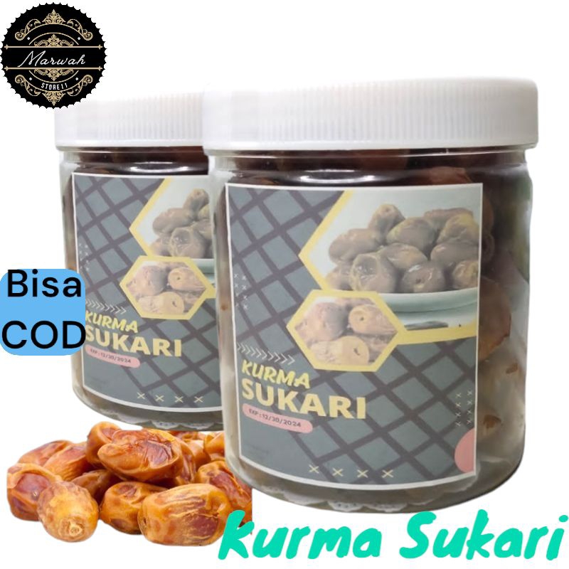 

KURMA SUKARI 500gr/ SUKARI AL MADINAH /SUKARI AL QASSIM (KEMASAN TOPLES)